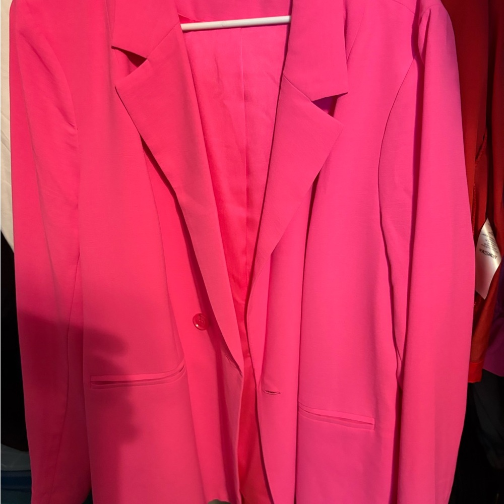Skies Are Blue Hot Pink Blazer! Just gorgeous!!! Major eye catcher!